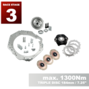 PMC RACE STAGE 3 GM Chevrolet LS - Nissan 350Z Z33 370Z Z34 - 184mm / 7.25" (P)