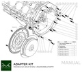 PMC Adaptersett GM Chevrolet LS - Jaguar Diesel ZF 8HP70 (F)