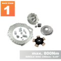 PMC RACE STAGE 1 Chevrolet LS - BMW M57N HGU HGK / N54 - 240mm / 9.45"