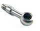 Banjo rett AN4 langt (12 mm) av rustfritt