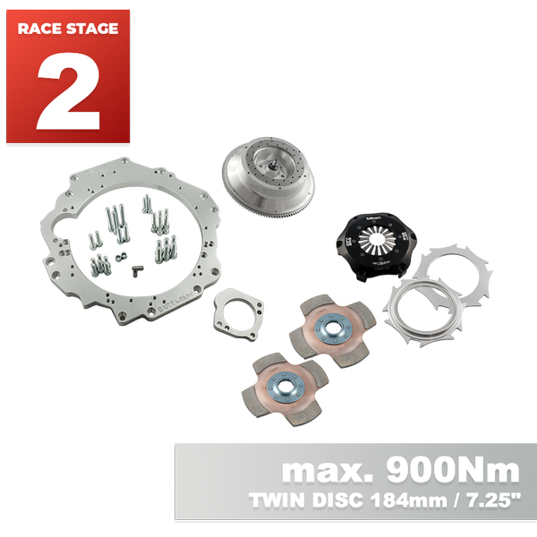 PMC RACE STAGE 2 Ford Barra - BMW M57N HGU HGK / N54 - 184mm / 7.25" (P)