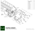 PMC Adaptersett Ford Barra - BMW DCT DKG Getrag GS7D36SG Inline-six