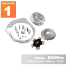 PMC RACE STAGE 1 Honda K - BMW M57 / E46 S54 M3 - 240mm / 9.45"