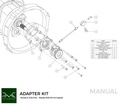 PMC Adaptersett Honda S2000 - Mazda RX-8 6-speed - 240mm / 9.45"