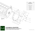 PMC Adaptersett Honda K - BMW DCT DKG Getrag GS7D36SG Inline-six (V)