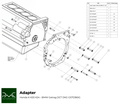 PMC Adaptersett Honda K - BMW DCT DKG Getrag GS7D36SG Inline-six