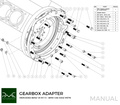 PMC Adapter Mercedes-Benz M113 - BMW M57N HGD JGA - 184mm 7.25" (P)