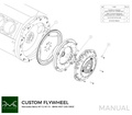 PMC Adaptersett Mercedes-Benz M112 M113 - BMW M50 S50 M52 S52 M54 - 240mm / 9.45"