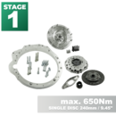 PMC STAGE 1 Mercedes-Benz M104 OM605 OM606 - BMW M57N HGD JGA - 240mm / 9.45"