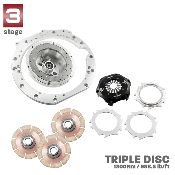 PMC RACE STAGE 3 Mercedes-Benz M156 - BMW M57 / E46 S54 M3 - 184mm / 7.25" (P)