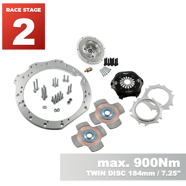 PMC RACE STAGE 2 Mercedes-Benz M113 - BMW M57 / E46 S54 M3 - 184mm / 7.25" (P)