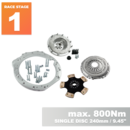 PMC RACE STAGE 1 Mercedes-Benz M113 - BMW M57N HGU HGK / N54 - 240mm / 9.45"
