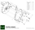 PMC Adaptersett Nissan SR - BMW DCT DKG Getrag GS7D36SG Inline-six