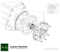 PMC Adaptersett Nissan SR - Nissan 350Z Z33 370Z Z34 - 250mm / 9.84"