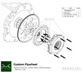 PMC Adaptersett Toyota JZ 1JZ 2JZ - Nissan 350Z Z33 370Z Z34 CD009 - 184mm / 7.25"
