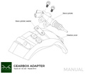PMC Adaptersett Toyota JZ - Mazda RX-8 - 240mm / 9.45" (F)