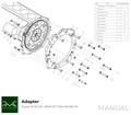 PMC Adaptersett Toyota JZ - BMW DCT DKG Getrag GS7D36SG Inline-six