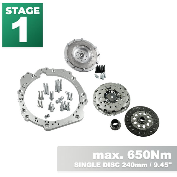 PMC STAGE 1 Toyota UZ - BMW M57 / E46 S54 M3 - 240mm / 9.45"