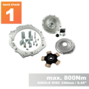 PMC RACE STAGE 1 Toyota JZ 1JZ 2JZ - BMW M57N M57N2 6-speed HGD JGA HGA - 240mm / 9.45"