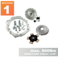 PMC RACE STAGE 1 Toyota JZ - BMW M57N HGU HGK / N54 - 240mm / 9.45"