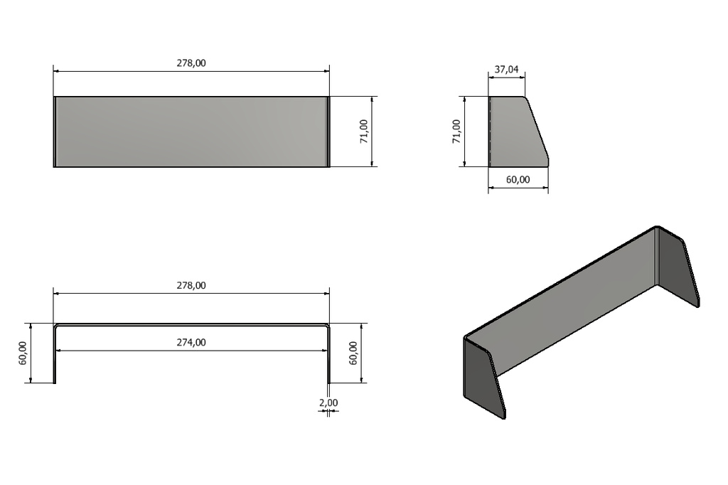 Welding plate, cut out front beam Volvo 240