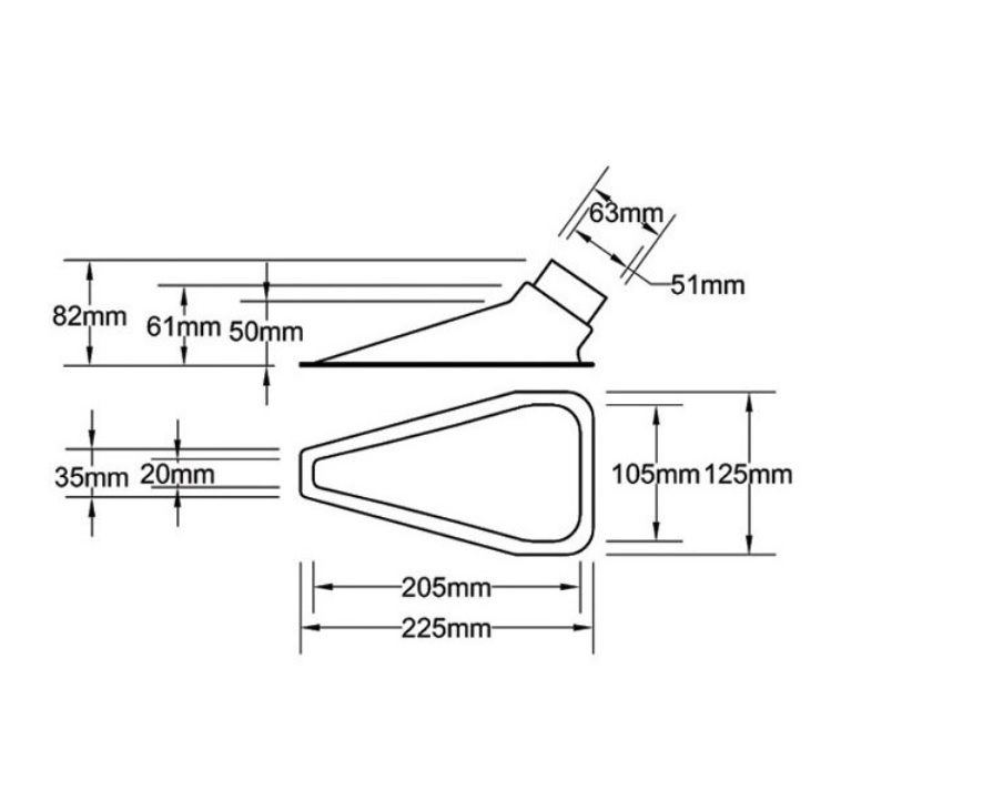QSP inntak 51-63mm