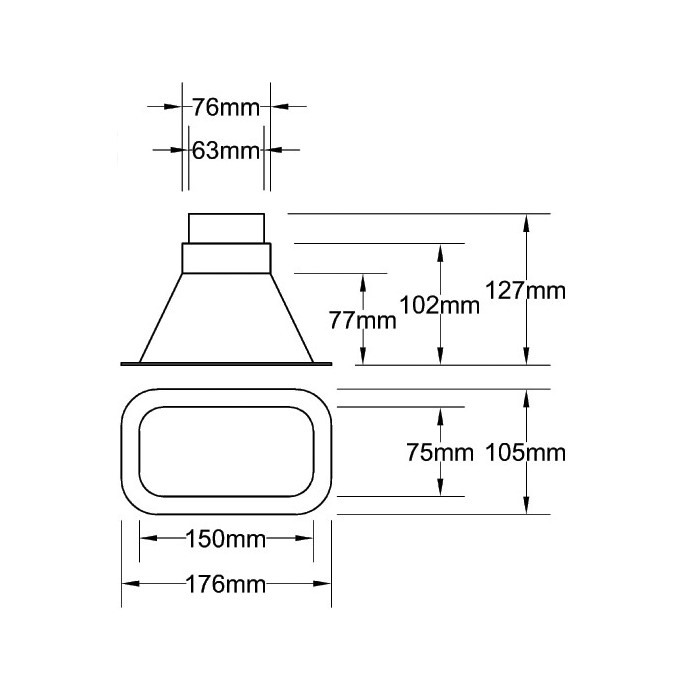 QSP inntak 63-76mm