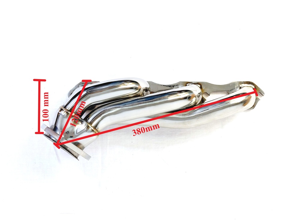 Headers Small Block Ford (SBF) Korta, bak