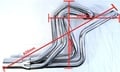 Headers Small Block Chevy (SBC) 1972-87 Malibu, Montecarlo, Grand prix