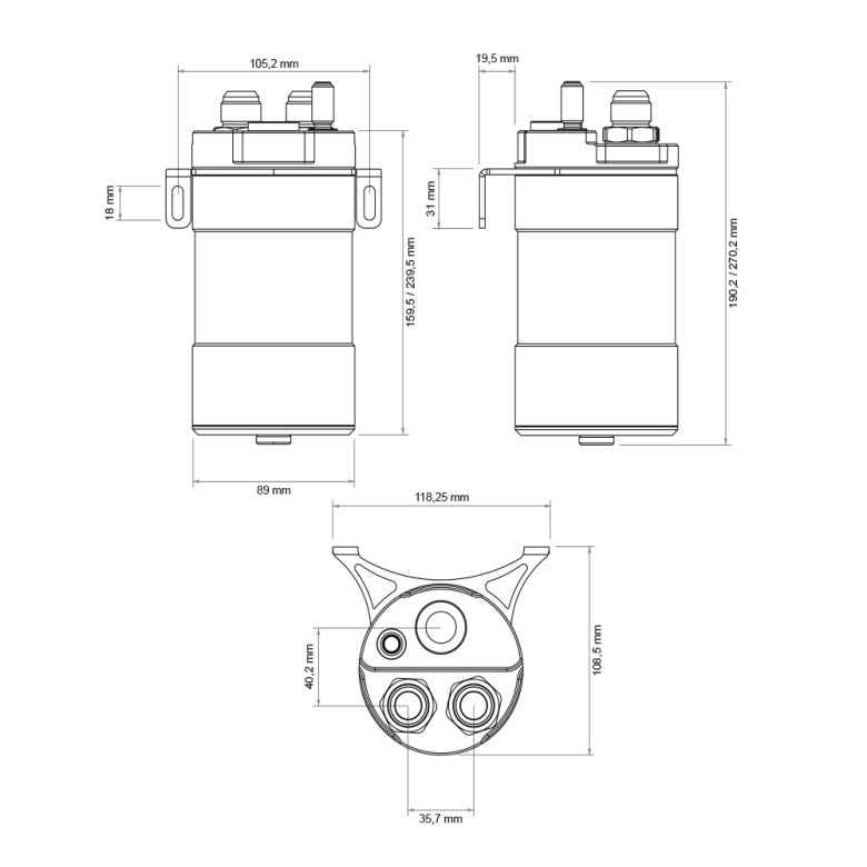 Nuke Catchtank olje 1,0L (AN10)