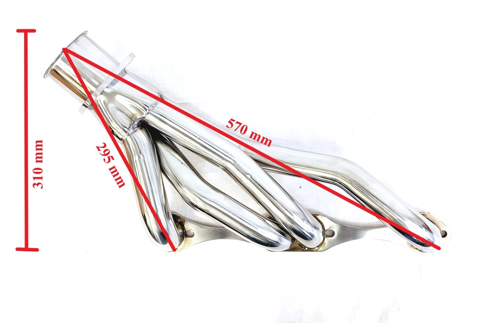 Headers Small Block Chevy (SBC) Middels Kort