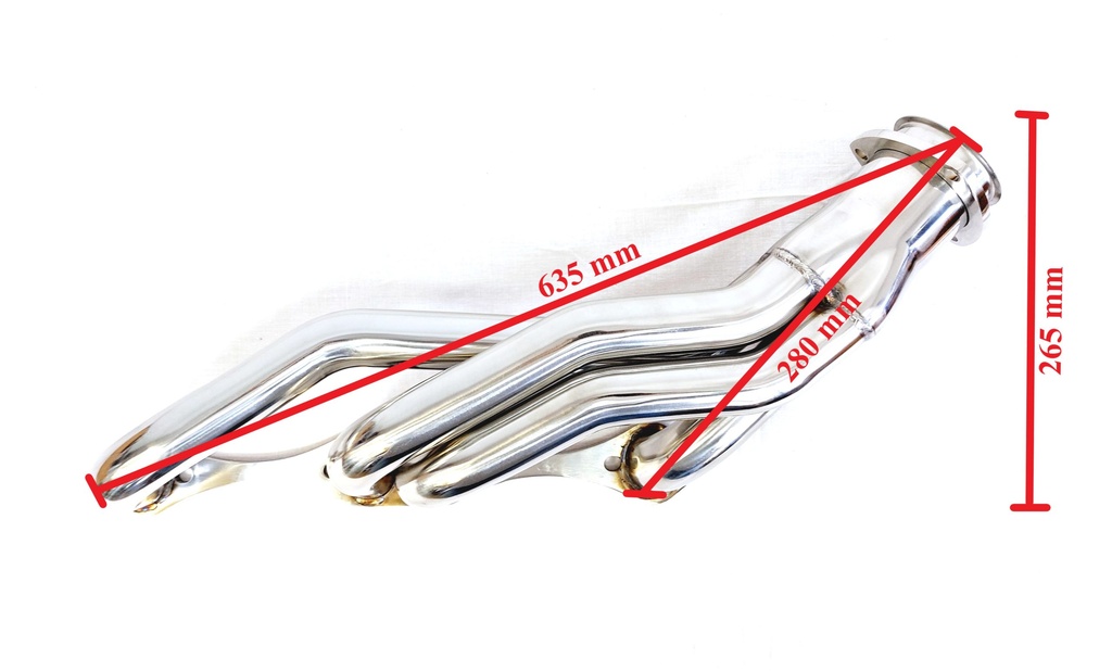 Headers Small Block Chevy (SBC) Middels Kort