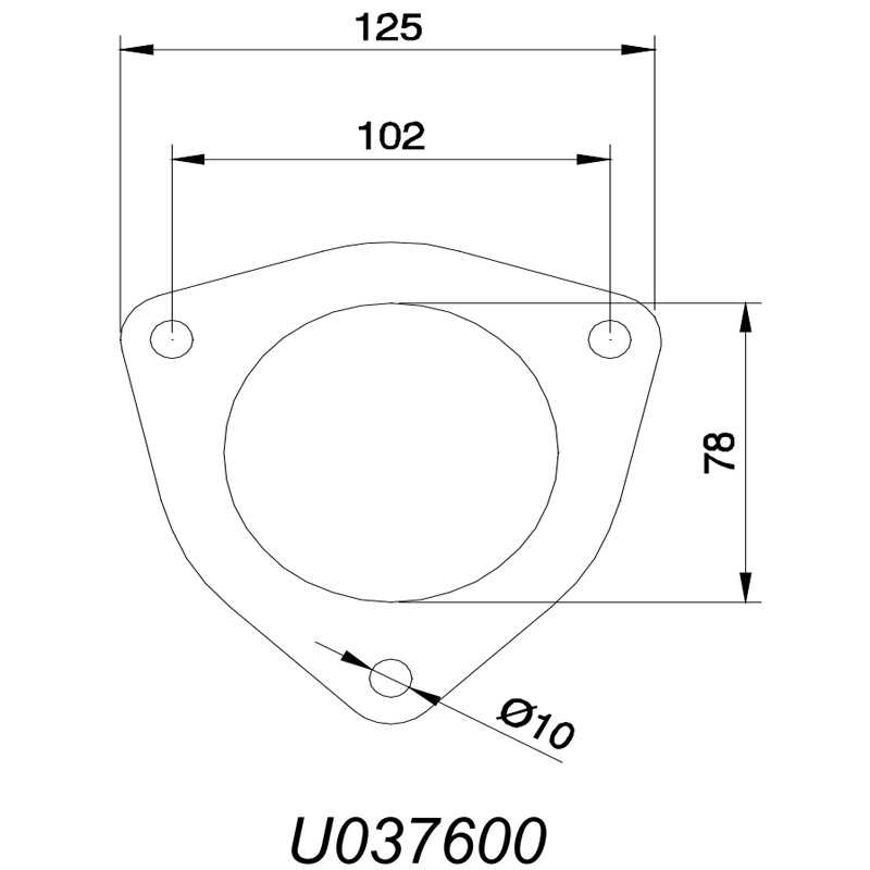 Flensforbindelse 3 tommer (76mm)
