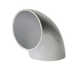 Aluminiumsrør 90 grader 76x3mm (3 tommer) kort radius