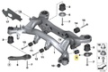 IRP Bakre Subframe Foringer Aluminium BMW E8x, E9x, F87 M2, F80 M3, F82 M4