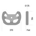 Sparco F-10 A Ratt Semsket skinn