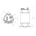 NUKE Brensel Catch tank 3.0L - Walbro GST 450 / 520