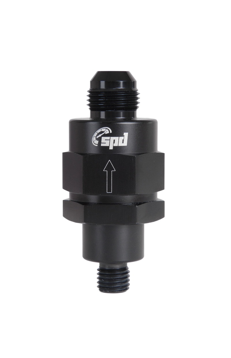 SPD V2 Kontraventil Full Flow AN6 - AN8 svart
