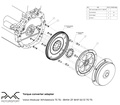 Adapter Kit Volvo Hvit motor T4/T5/T6 - BMW ZF 8HP 50 51 70 75