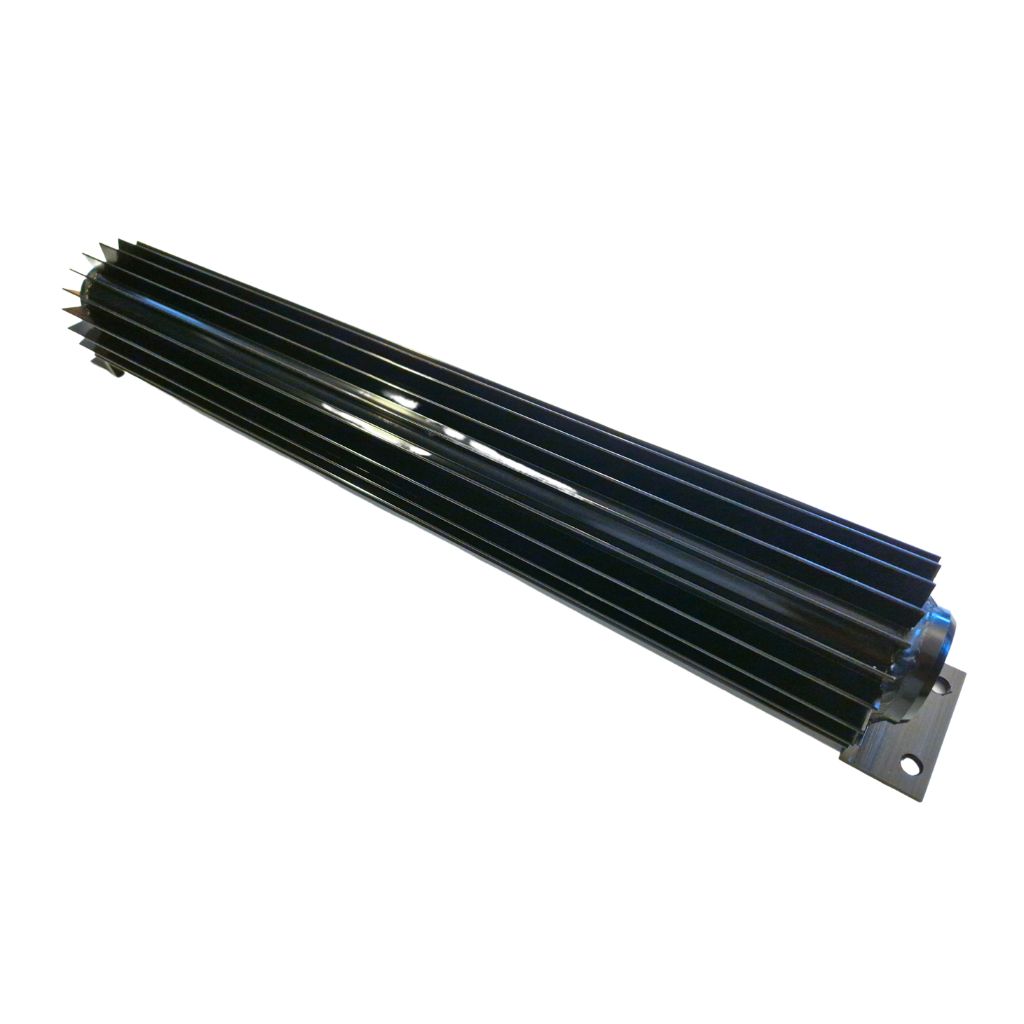 Drivstoffkjøler Svart 1/4 NPT 48cm (2 rader)