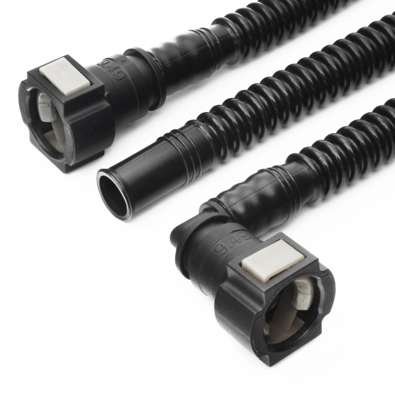 In-Tank 350mm fuel hose : SAE 7.89 90° - ID8