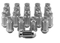 Hjulmutter Aluminium Sølv M12x1,5 (50mm)