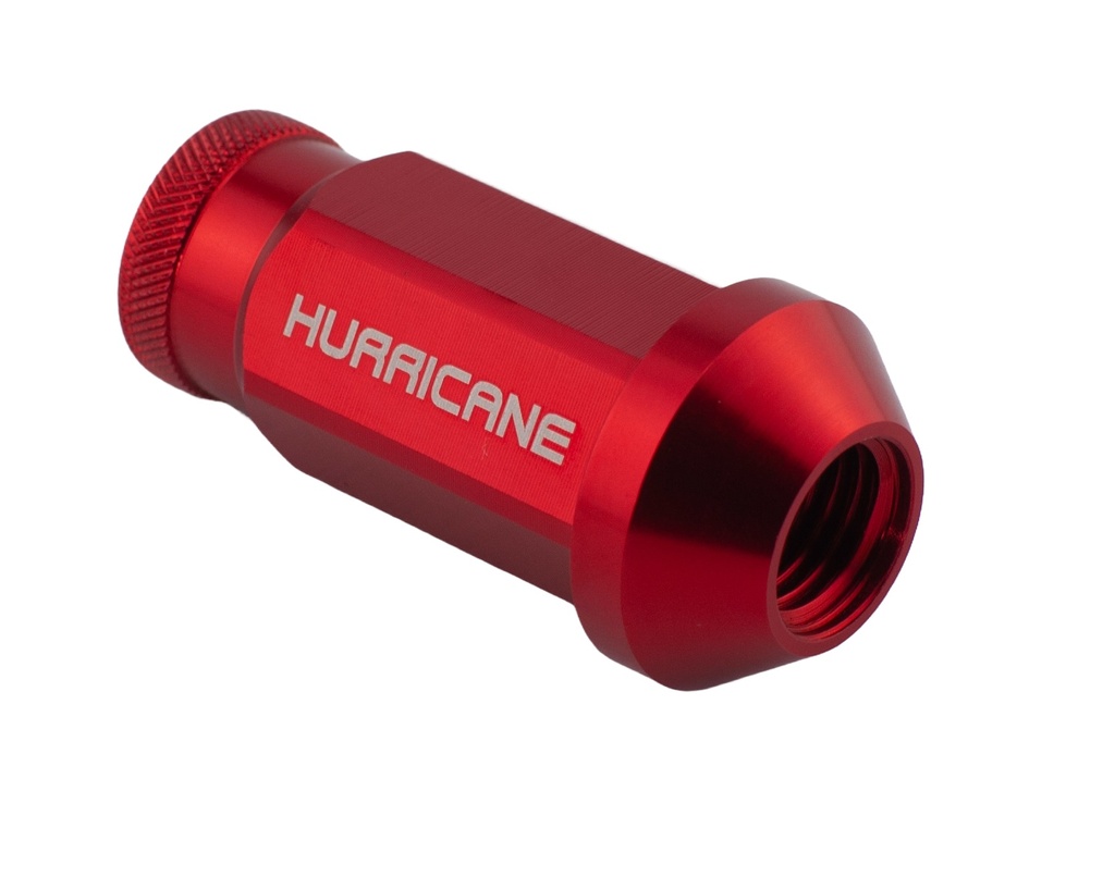 Hjulmutter Aluminium Rød M12x1,25 (39mm)