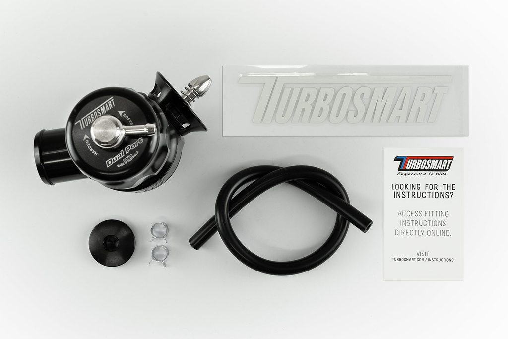 Dump Ventil Smart Port Hybrid Mitsubishi EVO VI-X-Svart