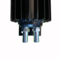 Drivstoffkjøler Svart 1/4" NPT 36.5cm (2 rader)