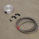 Garret Oil in Kit Turbo 2 x 90 Degrees AN4 + Alu Heat Shield