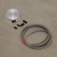 Holset Oil in Kit Turbo 1 x Straight + 1 x 90 Degree AN4 + Alu Heat Shield
