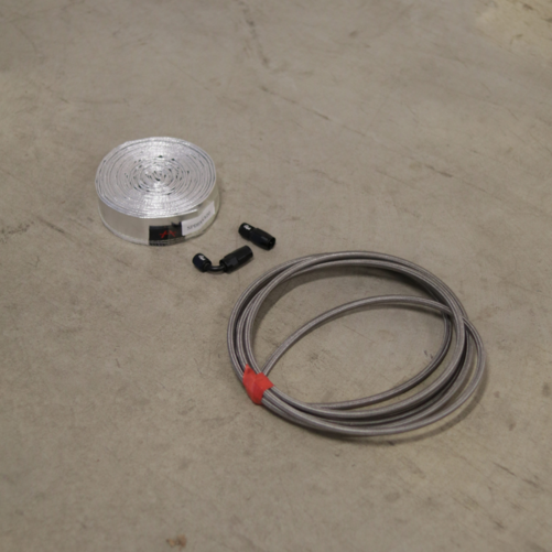 Olje i sett turbo 1 x rett + 1 x 90 grader AN4 + alu varmeskjold