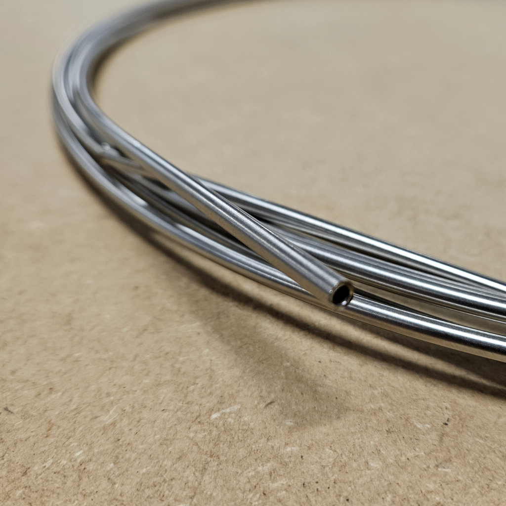 SPD Bremserør 7,62m Rustfritt stål 3/16"