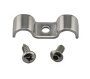 SPD Rustfri "Chrome" p-klemme 15.9mm